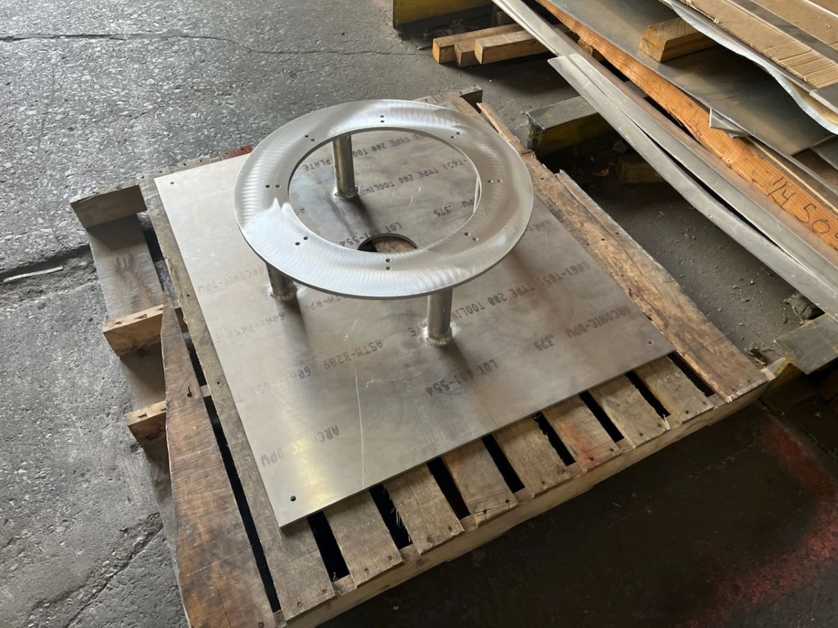 custom aluminum metal bracket